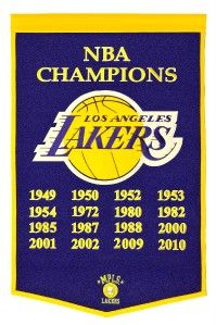 Los Angeles Lakers Wool Dynasty Banner Pennant NBA