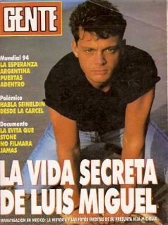 Eva Peron Luis Miguel RARE Magazine 1994