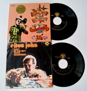 Elton John Lucy In The Sky With Diamonds / Saturday Nights.7/45