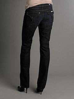 Hudson Jeans Carly straight leg jeans in Loving Cup Denim Mid Wash   