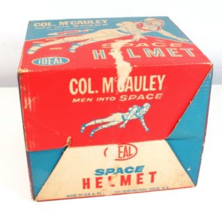 Vtg Col McCauley Men Into Space Space Helmet by Ideal Toys 1960 w Box