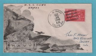 Cover from Destroyer U s s Cone DD 866 1946