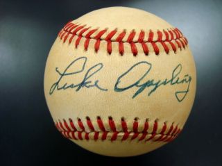 Luke Appling Single Signed Official Baseball White Sox