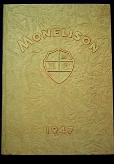 1947 Madison Heights High School Yearbook Monelison near Lynchburg, Va