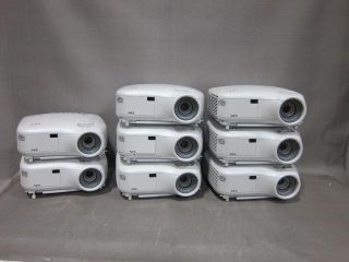 Lot of 8 NEC MultiSync LT380 LCD Projector for Parts Repair