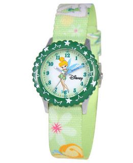Disney Watch, Kids Tinker Bell Time Teacher Printed Nylon Strap 31mm