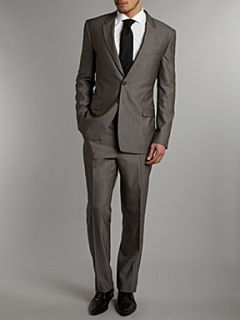 Paul Smith London Floral pewter wool suit Grey   