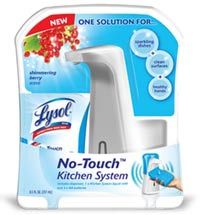 Lysol No Touch Handfree Automatic Dispenser Kitchen System Berry 8 5