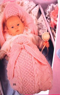 Knitting Crochet 101 Patterns Baby Christening Dress Jumper Jacket