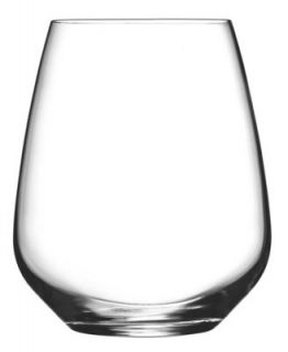 Luigi Bormioli Glassware, Set of 4 Crescendo Stemless Wine Glasses