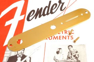 Genuine Fender Telecaster Telecaster Tele Gold Control Plate