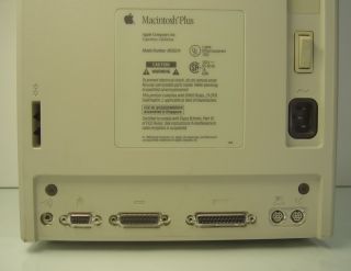 Vintage Apple M0001A Macintosh Plus 1MB Works