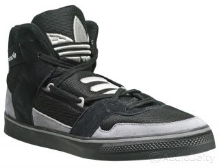 New Adidas Originals Hardland Mens Hi Top Skate Shoes 13 Black