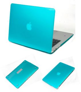 Blue Rubberized Hard Case Cover for Apple MacBook Air 13 inch 2010