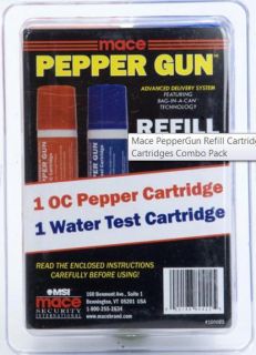 Mace Gun Refills OC H2O Catridges Pepper Spray Refill