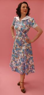 Lydia Vintage Inspired Dress Bombshell Custom Swing