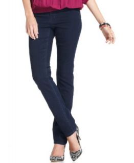 INC International Concepts Jeans, Curvy Fit Denim Leggings, Dark Rinse