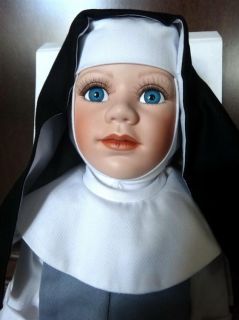 RARE Nun Doll Sister Magdelena by Geppeddo Porcelain Statue