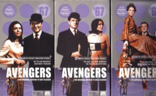 VHS 3 Video 67 Avengers Set 4 Diana Rigg Patrick Macnee