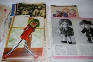 Patterns Doll Making Sewing Crochet Knitting Magazines Books
