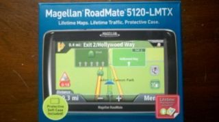New Magellan Roadmate 5120 LMTX GPS Navigator Lifetime Map Updates