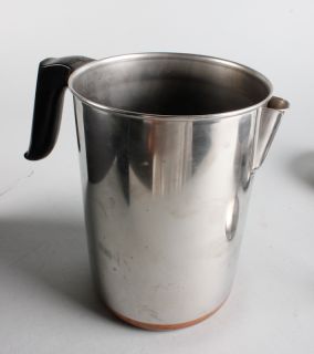 Cup Copper Clad Stainless Steel Stovetop Coffee Percolator Pot