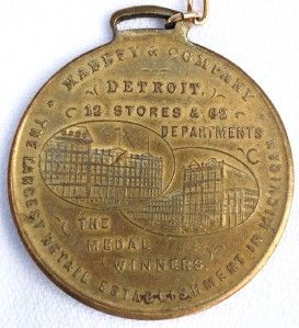 1891 gar national encampment medal mabley co detroit mi
