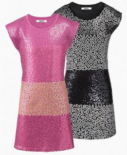 DKNY Kids Dress, Girls Superstar Dress   Kids Girls 7 16