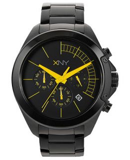 XNY Watch, Mens Chronograph Tailored Streetwear Black Ion Finish