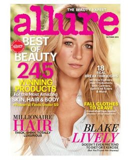 one year subscription to Allure Magazine with any $75 beauty purchase