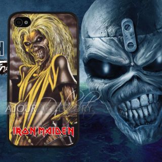 Unique Iron Maiden Cool Skeleton Catoon Print iPhone 4S 4 4G Case