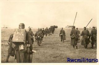 Macht Schnell Loaded Wehrmacht Combat Infantry on Move Across Russian