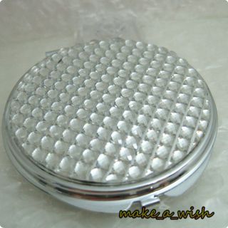 Crystal Case Compact Mirror Make Up Gift Portable Cosmetic Pocket