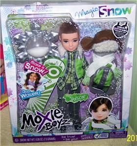 Moxie Boyz Jaxson Magic Snow Doll New