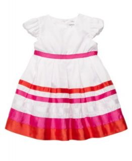 Carters Baby Dress, Baby Girls Orange and Pink Stripe Dress