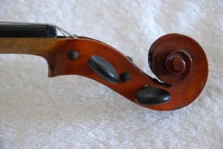 Manby Old Vintage Violin 4 4 with Old Bow and Bag RARE Valuable 1920