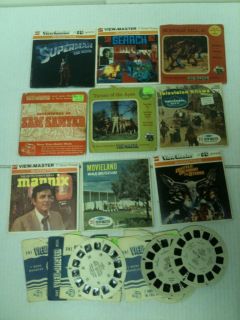 of 1950s 1970s Viewmaster Reels Mostly TV Shows 9 Sets EXTRAS