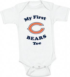 Chicago Bears Infant Baby My First Bears Onsie Creeper 18 24 Months