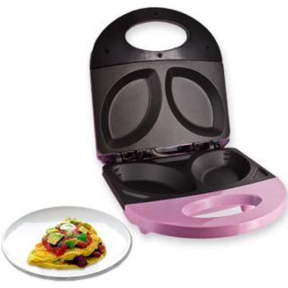 Poached Egg Omelet Maker w Non Stick Coated Plates Ed 323