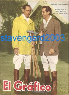 Polo Original Magazine Juan Manuel Fangio ARG 1957