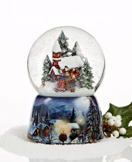 Holiday Lane Snow Globe, Musical Carolers