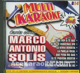Multi Karaoke 0814 CDG Canta Como Marco Antonio Solis