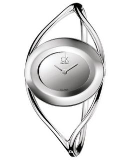 ck Calvin Klein Watch, Womens Swiss Delight Stainless Steel Bangle