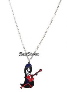 New Adventure Time with Finn and Jake Marceline Axe Guitar Necklace