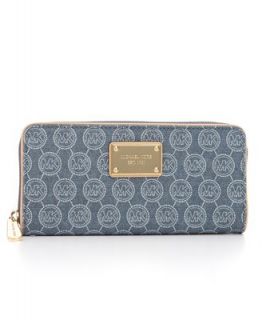 MICHAEL Michael Kors Wallet, Jet Set Monogram Ziparound Continental