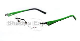 New Marchon Eyeglass RX Mr 820 100 Black Airlock 2 278
