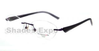 New Marchon Eyeglass RX Mr 820 80 Purple Airlock 2 254