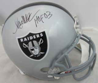 Marcus Allen Oakland Raiders Autographed Helmet w HOF