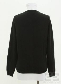  Black Cashmere Cardigan Size Small