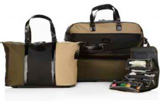 Joy Mangano Travelease Milan Collection Color Block Luggage Set Carry